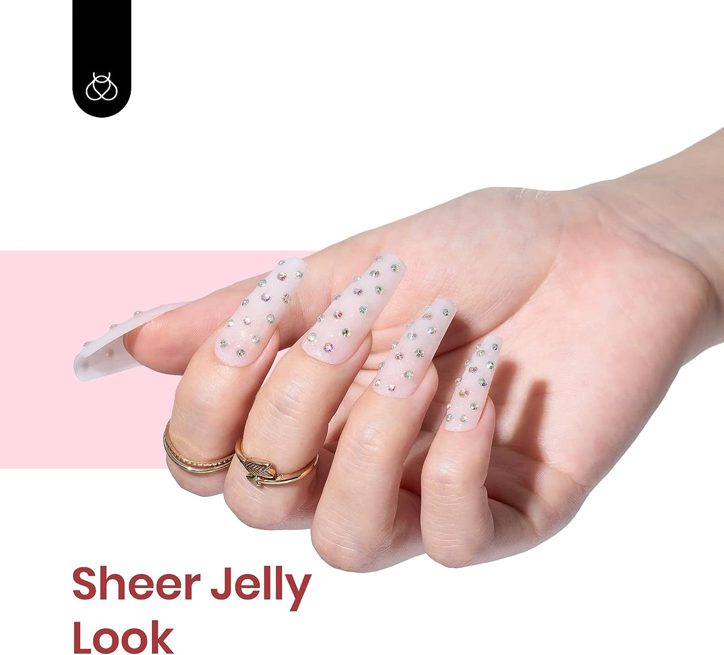 Gel Polish 6 Pcs Jelly Shimmer Giltter Nails Lady with Dreams Collection Transparent Pink Beige Gel Nail Art Soak off Nail Uv Lamp Needed Diy Spring Nail Art Manicure