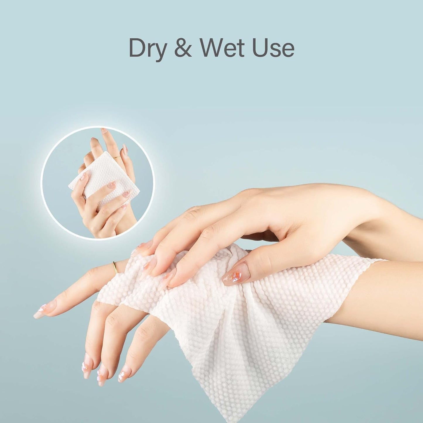 Towel L Disposable Dry Wipes L Facial Towels L 4 -Pack Value Pack, 240 Count Towel,Absorbent,Reusable, Soft, Comfort Skincare