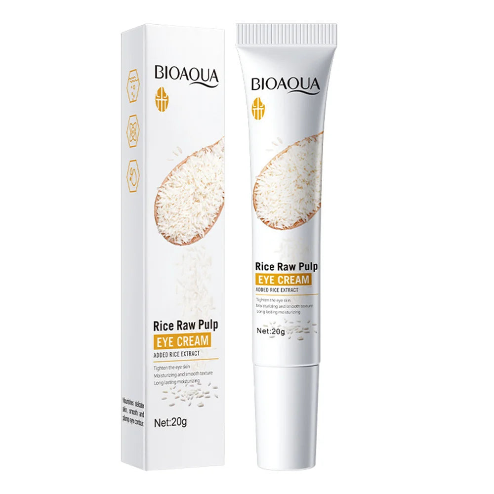 Rice Raw Pulp Essence Skin Care Mild Cleansing Face Cleanser Moisturizing Facial Serum Liquid Tightening Eye Cream Sleeping Mask