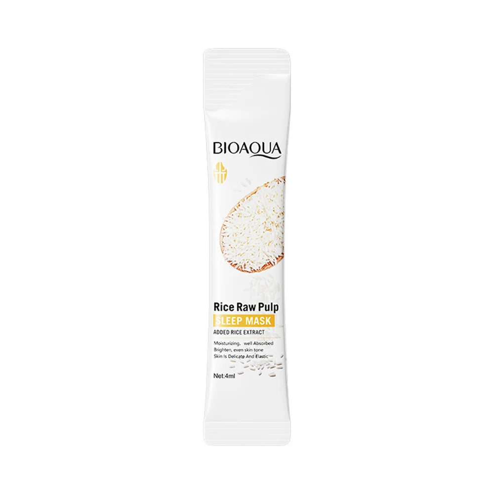 Rice Raw Pulp Essence Skin Care Mild Cleansing Face Cleanser Moisturizing Facial Serum Liquid Tightening Eye Cream Sleeping Mask
