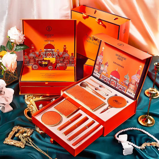 Makeup Set Gift Box BB Cream Lipstick Eyeliner Eyeshadow Eyebrow Pencil Beauty Make up Cosmetics Gifts Make-Up for Women